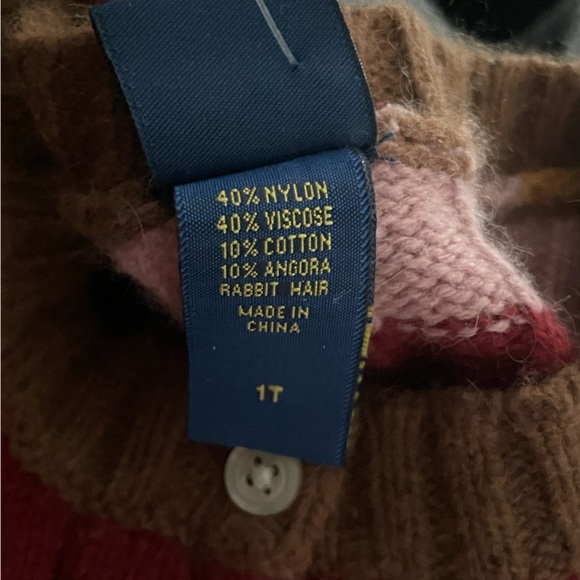 Oshkosh Cardigan with cute Gymboree Rocking Horse Stuffie - Picture 2 of 2